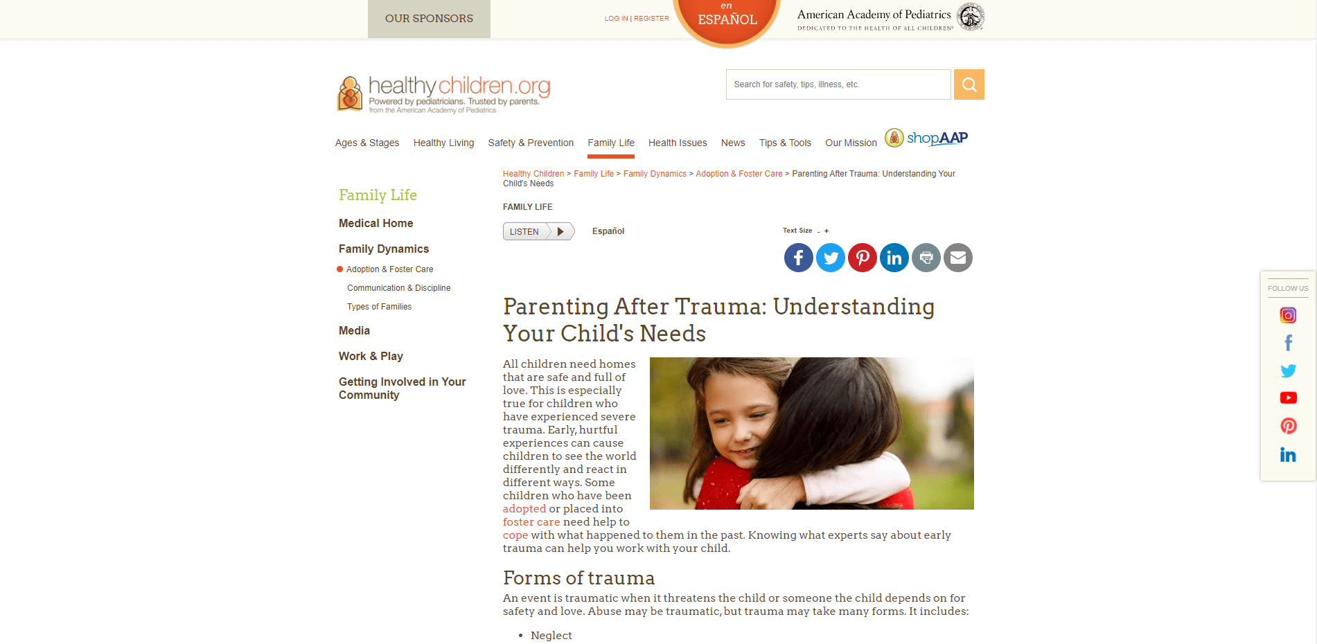Parenting After Trauma: Understanding Your Child's Needs